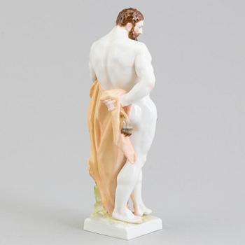 A Berlin porcelain figure of 'Hercules', end of 19th Century.