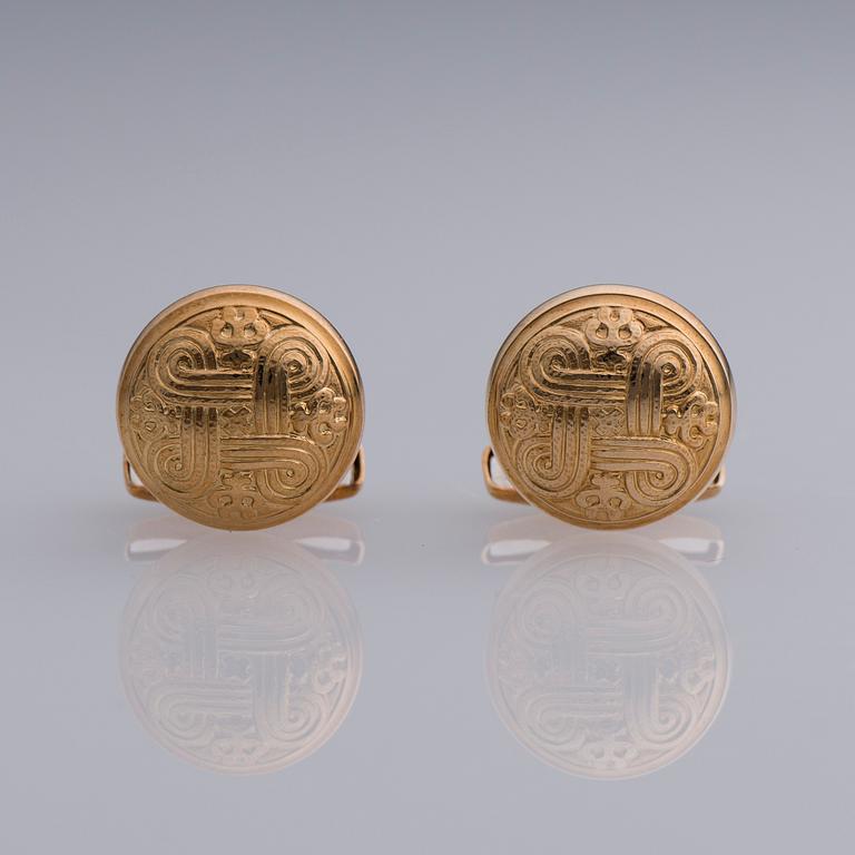 KALVOSINNAPIT, "Hannunvaakuna", Kalevala Koru 1998, 14K kultaa.