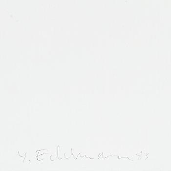 YRJÖ EDELMANN, oil on canvas, signed and dated -83.