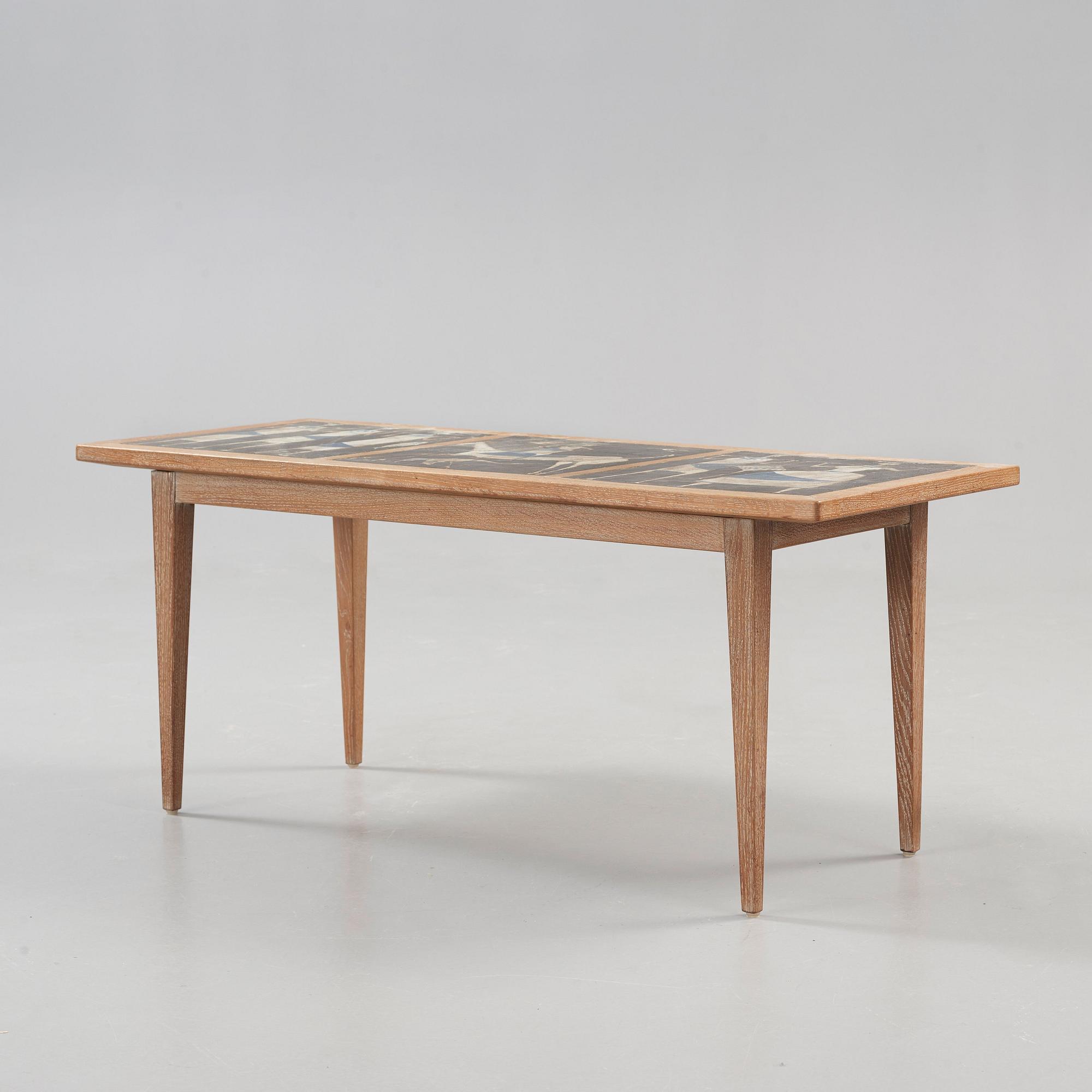 Åke Holm, soffbord, Höganäs 1950-60-tal.