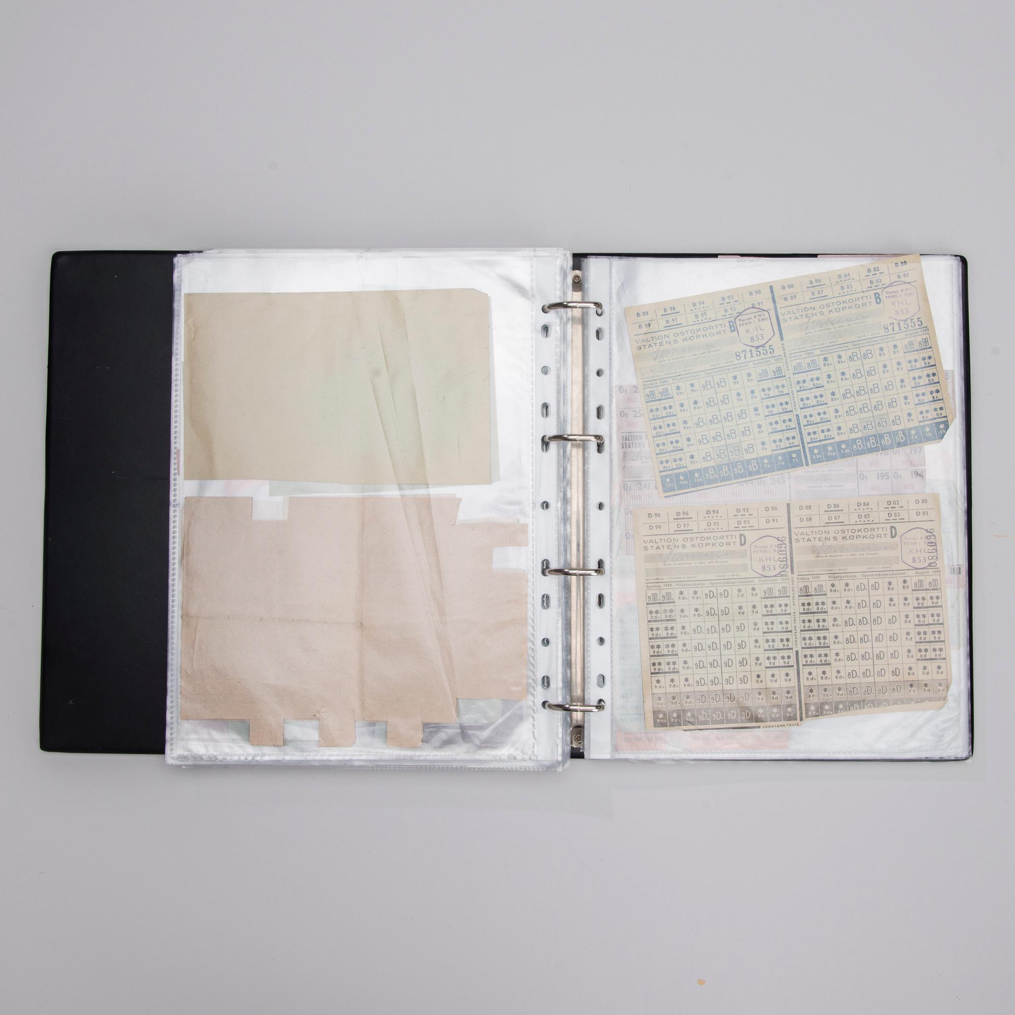 STATENS KÖPKORT, ca 350 st, Finland 1941-1949.