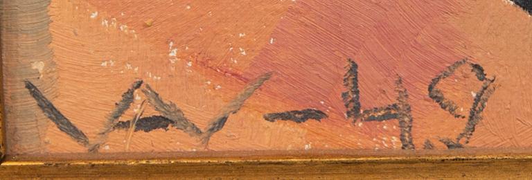 Ana Wilhelmson, oil on canvas, signed, dated -49.