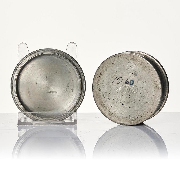 Firma Svenskt Tenn, a pewter box, Stockholm, 1936.