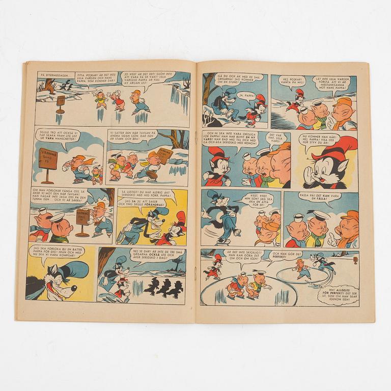 Comic book, "Kalle Anka & Co" No. 1, 1950.