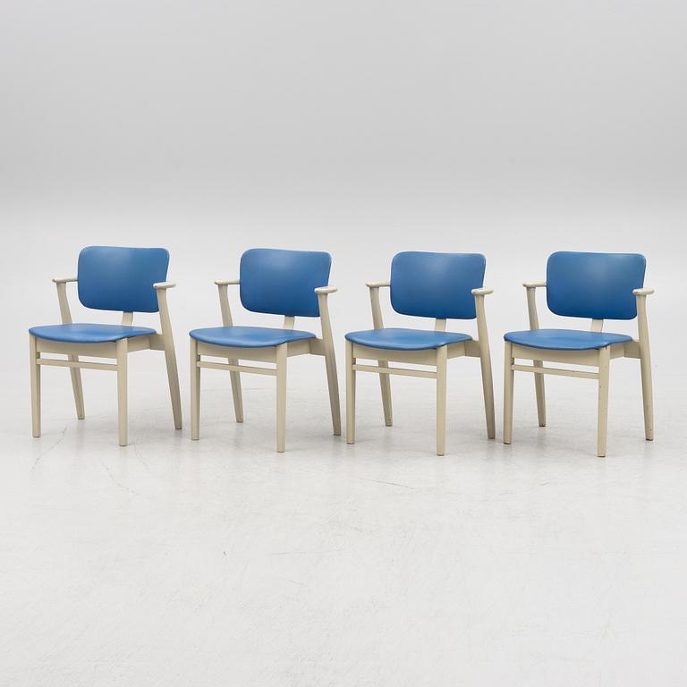 Ilmari Tapiovaara, a set of four 'Domus' chairs, Edsbyverken, Sweden, 1950's/60's.