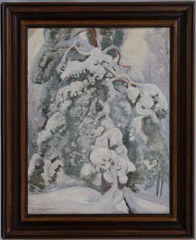 Pekka Halonen, "LUMINEN MÄNTY".