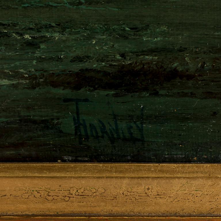 WILLIAM THORNLEY, olja på duk, signerad.