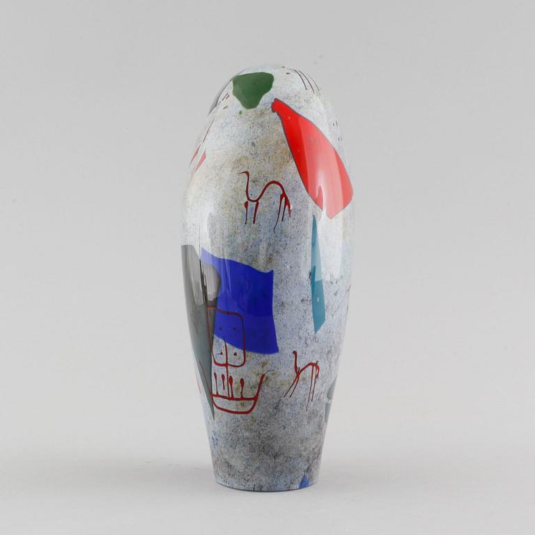 JAN-ERIK RITZMAN, a glass object, signed.