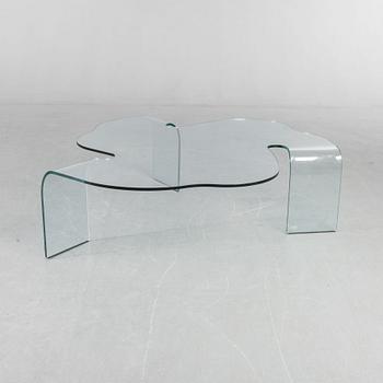 SOFFBORD, glas. "Eco", Hans von Klier, Fiam Italien. 1980-tal.