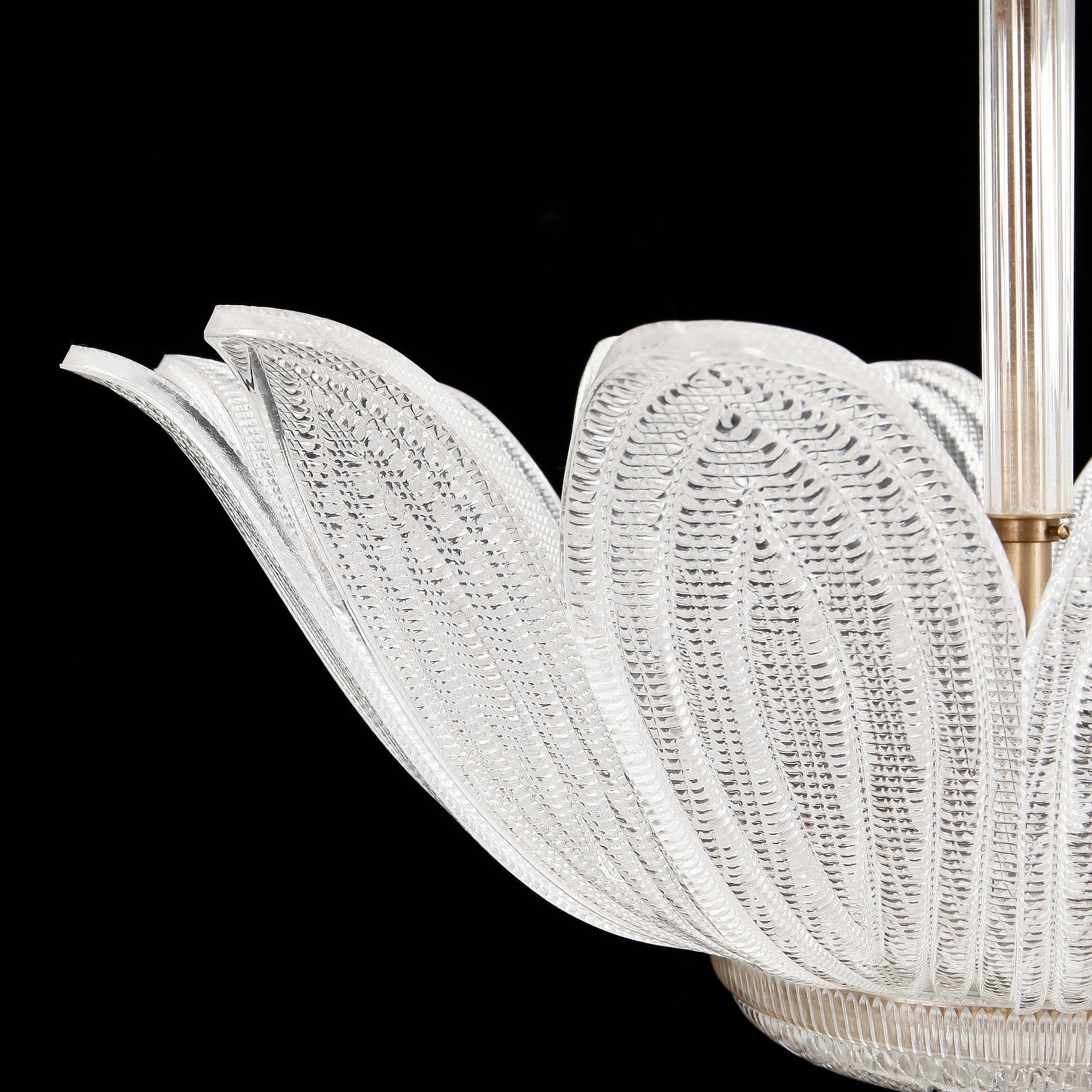 TAKLAMPA, Orrefors, 1900-talets mitt. Höjd ca 65 cm.