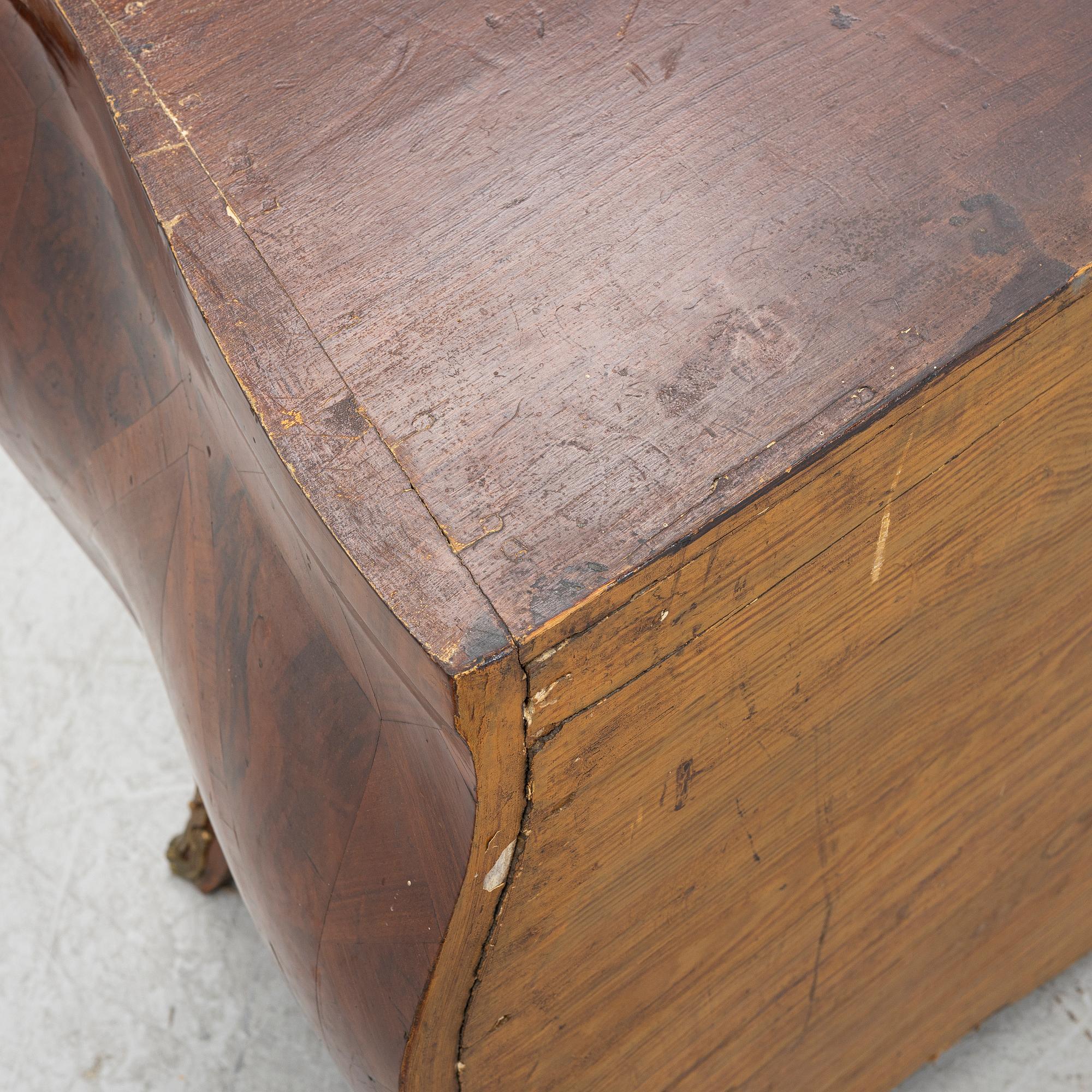 Chest of drawers, second half of the 18th century, Rococo,