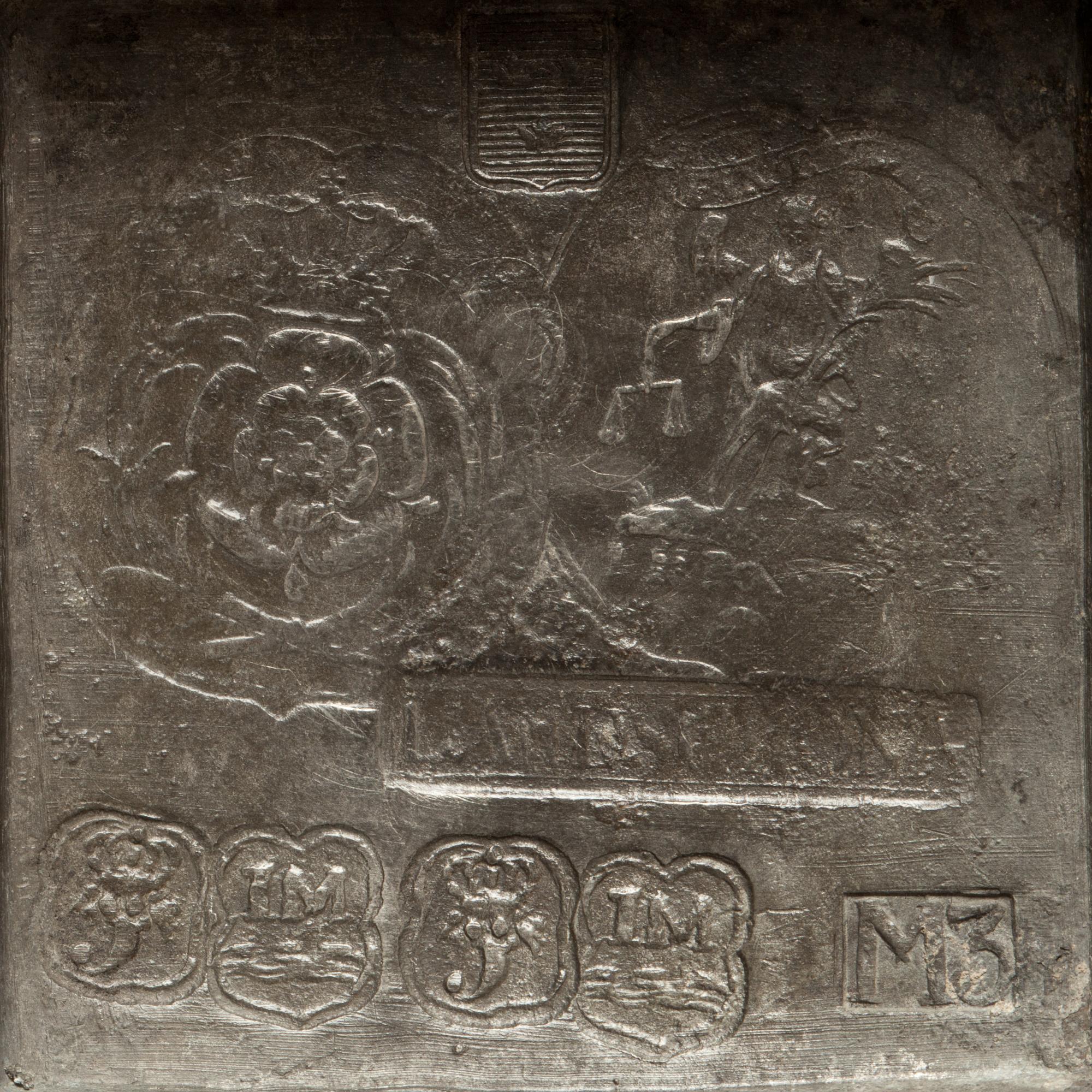 LJUSSTAKE, tenn. Johannes Malmström, Landskrona, 1818.