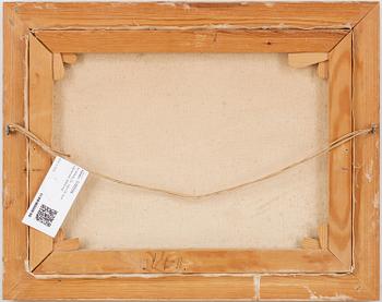 OKÄND KONSTNÄR, olja på duk, signerad M Rinaldi, 1900-tal.