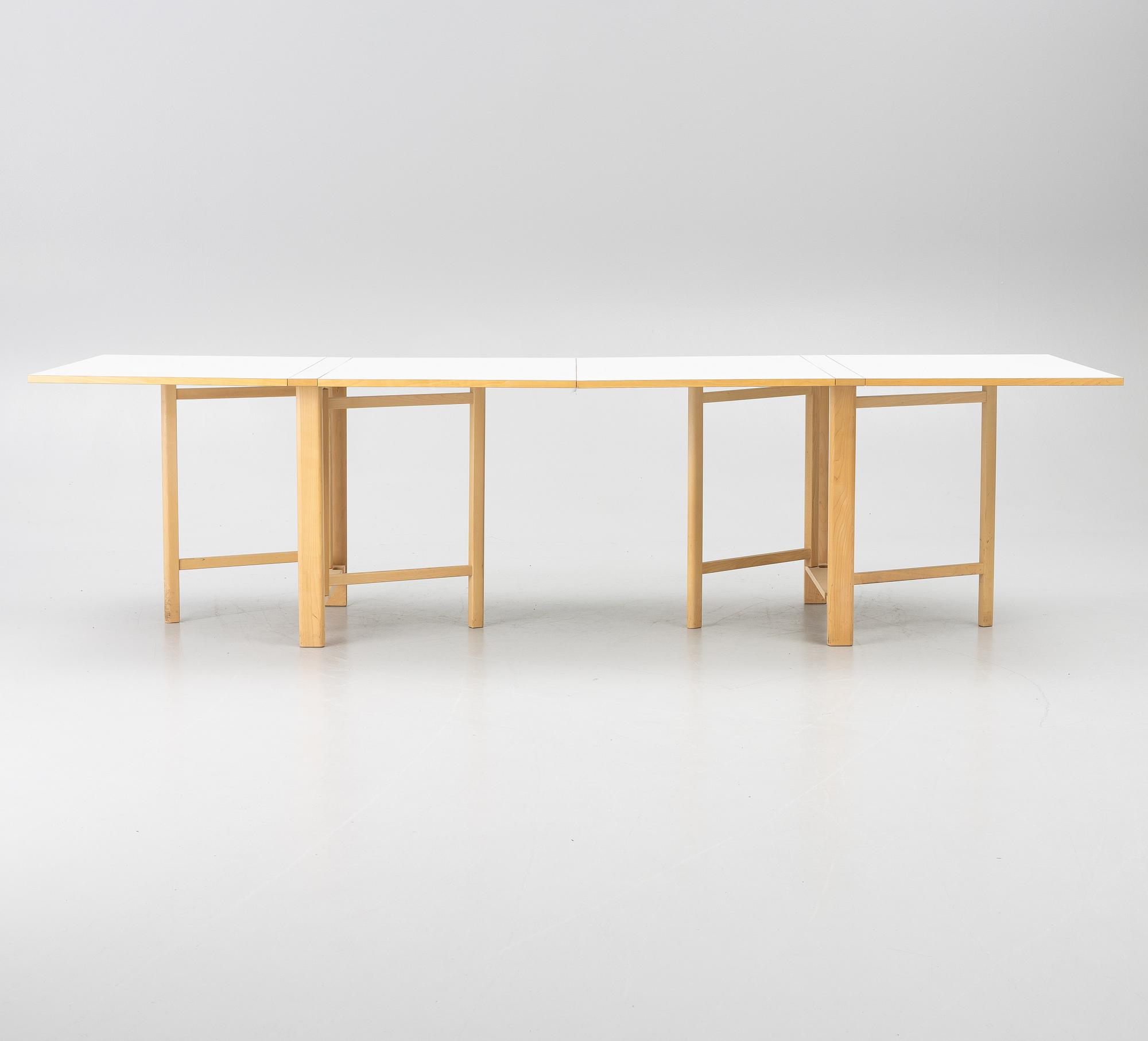 Bruno Mathsson, a 'Maria Flap' gate leg table, Mathsson International, 2011.