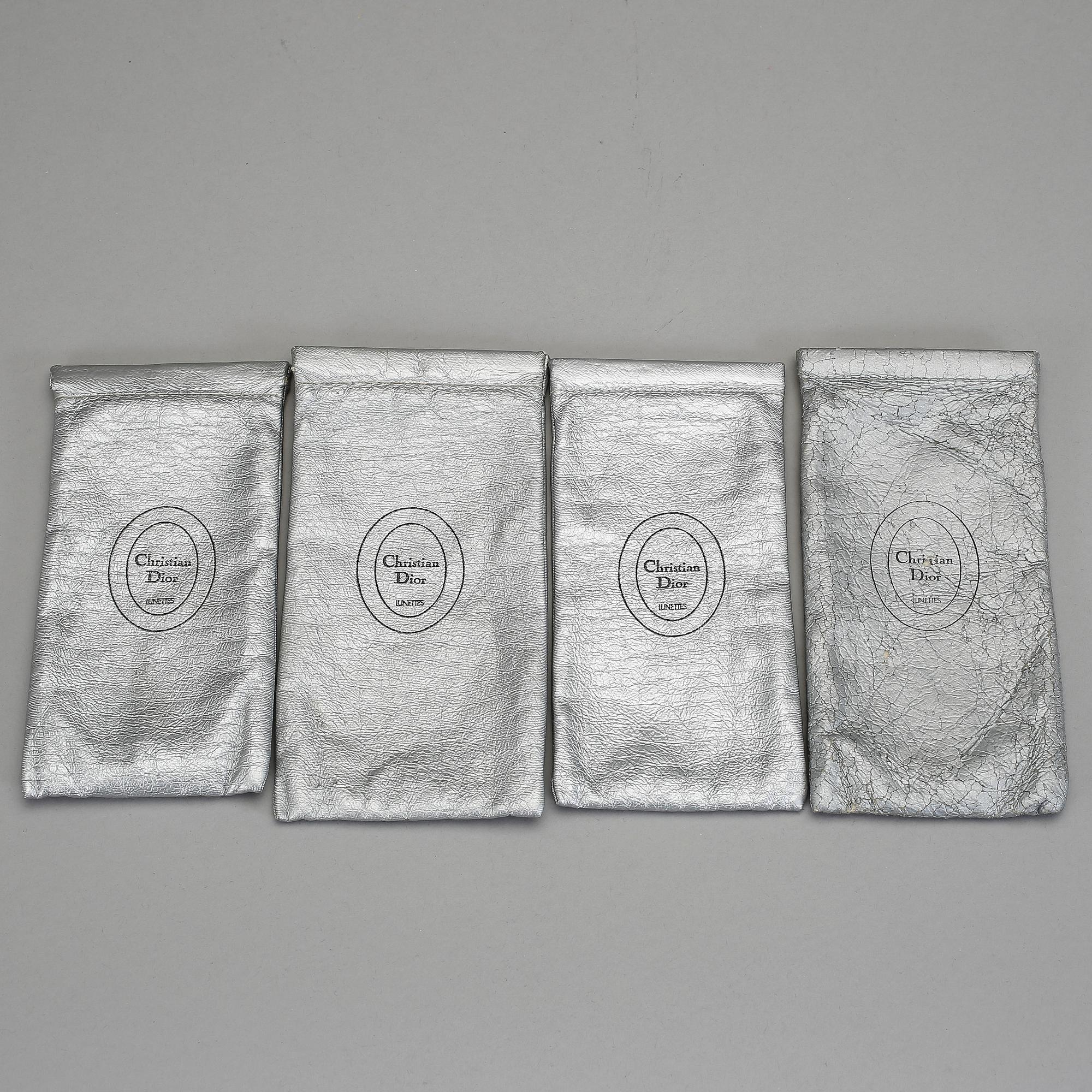 SOLGLASÖGON, 4 st, Christian Dior och Louis Féraud.