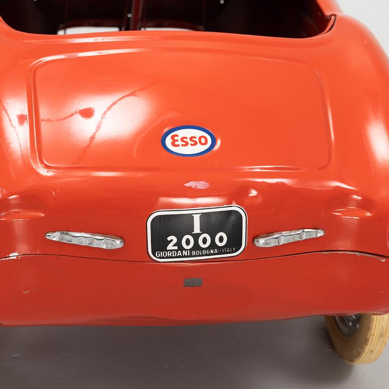 A pedal car, Giordani, Italy, 1950's/60's.