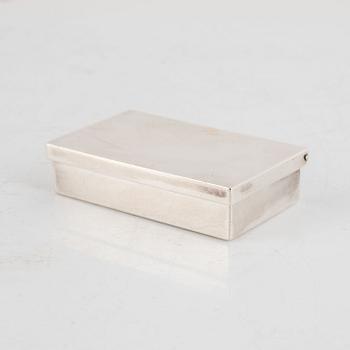 Bengt Liljedahl, a Swedish silver box, Stockholm 1976.