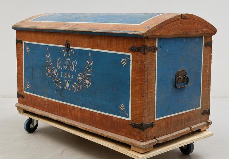 KISTA, allmoge, bär datering 1865.