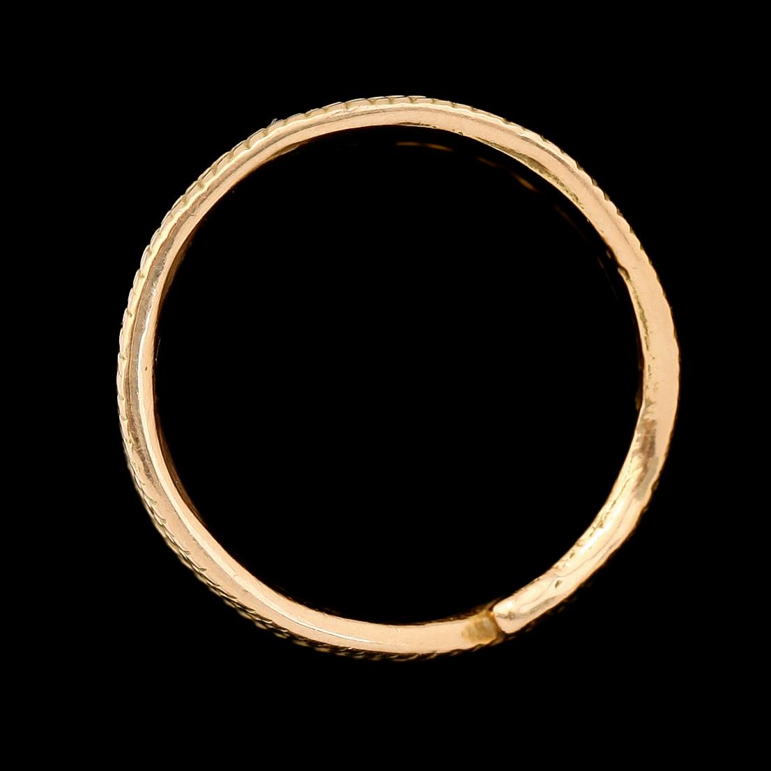RING, 18K guld, svenska stämplar, 1978. Vikt ca 16 g.