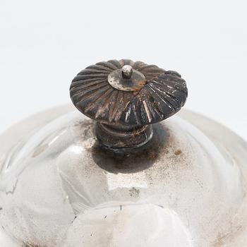 A Danish Late-Gustavian silver coffee pot, assay master mark of Fredrik Fabricius (1787-1823), Copenhagen.