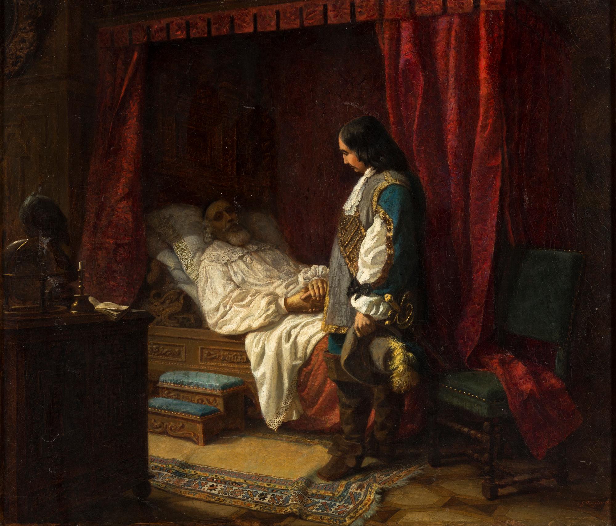 GOTTFRID VIRGIN, olja, signerad och daterad 1857.