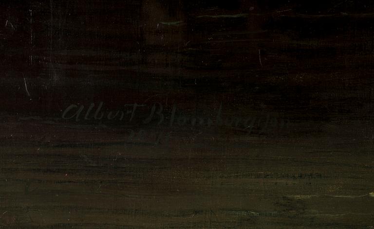 ALBERT BLOMBERGSSON, olja på duk, signerad och daterad 1871?.