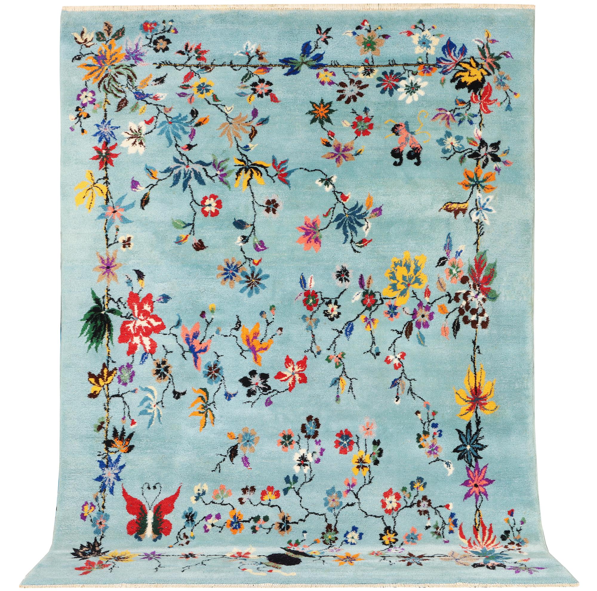 An oriental carpet, a. 370 x 261 cm.