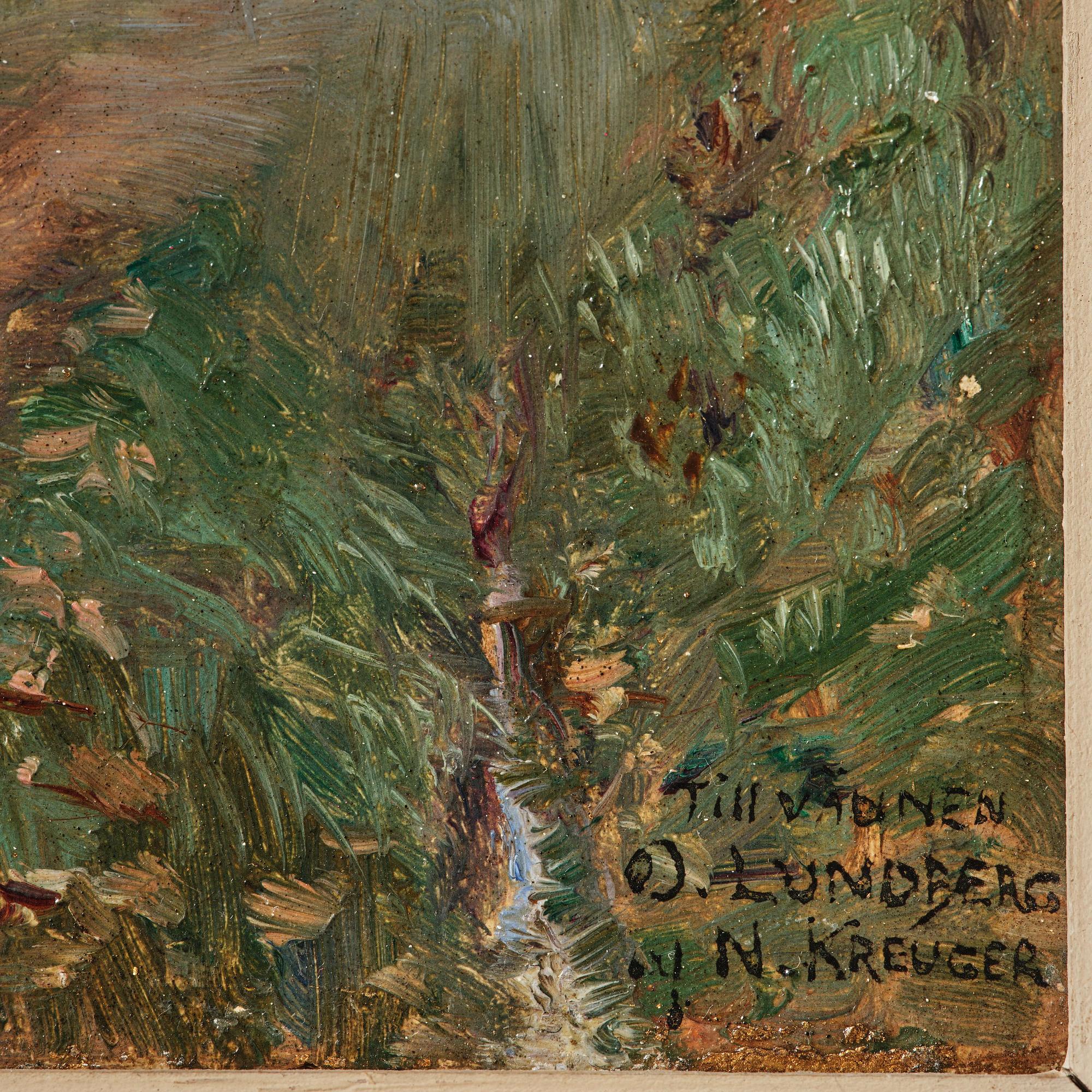 Nils Kreuger, Landscape view with road.