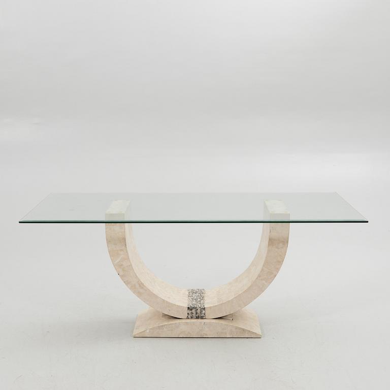 Dining table, probably Italy, later part of the 20th century.