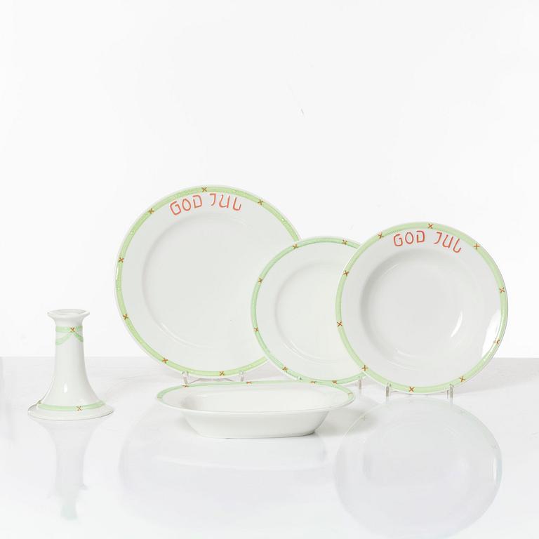 Julservis, "God Jul", 21 delar, Rörstrand,