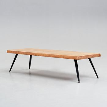 CHARLOTTE PERRIAND, soffbord, Ateliers Jean Prouvé, Frankrike ca 1962.