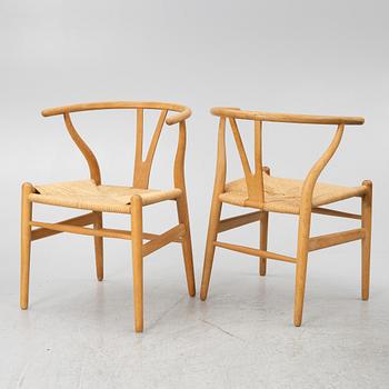 Hans J Wegner, stolar, 10 st, CH-24  "Y-stolen" Carl Hansen & son. Danmark.