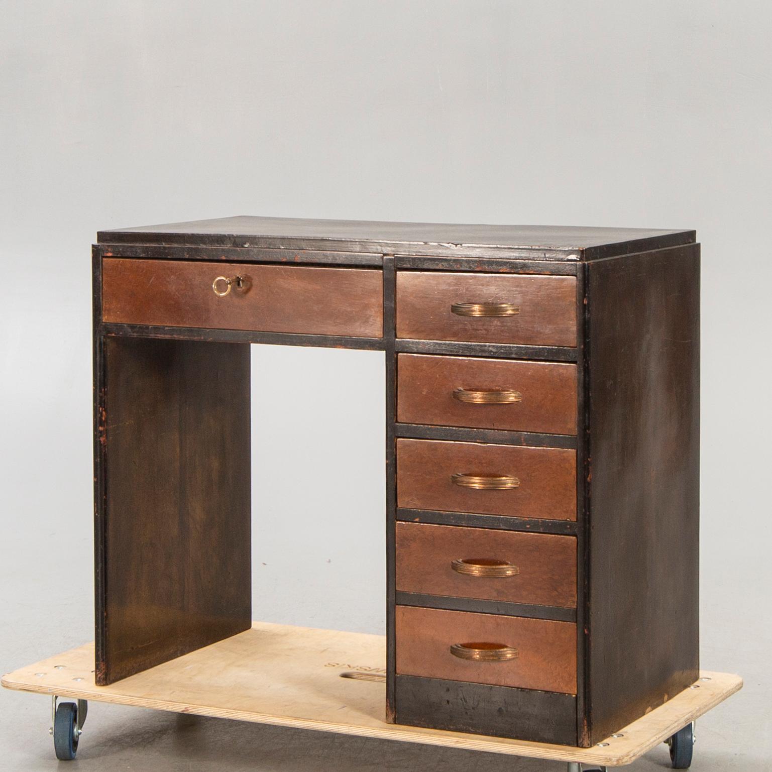 An Art Deco desk first half of the 20th century.