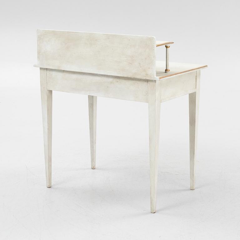 Writing desk with upper section, Gustavian style, 20th century.
