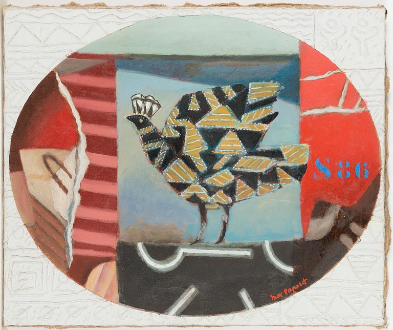 Max Papart, "A bird in the window".