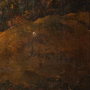Nicolaes Berchem, Pastoral med herdinna och boskap.