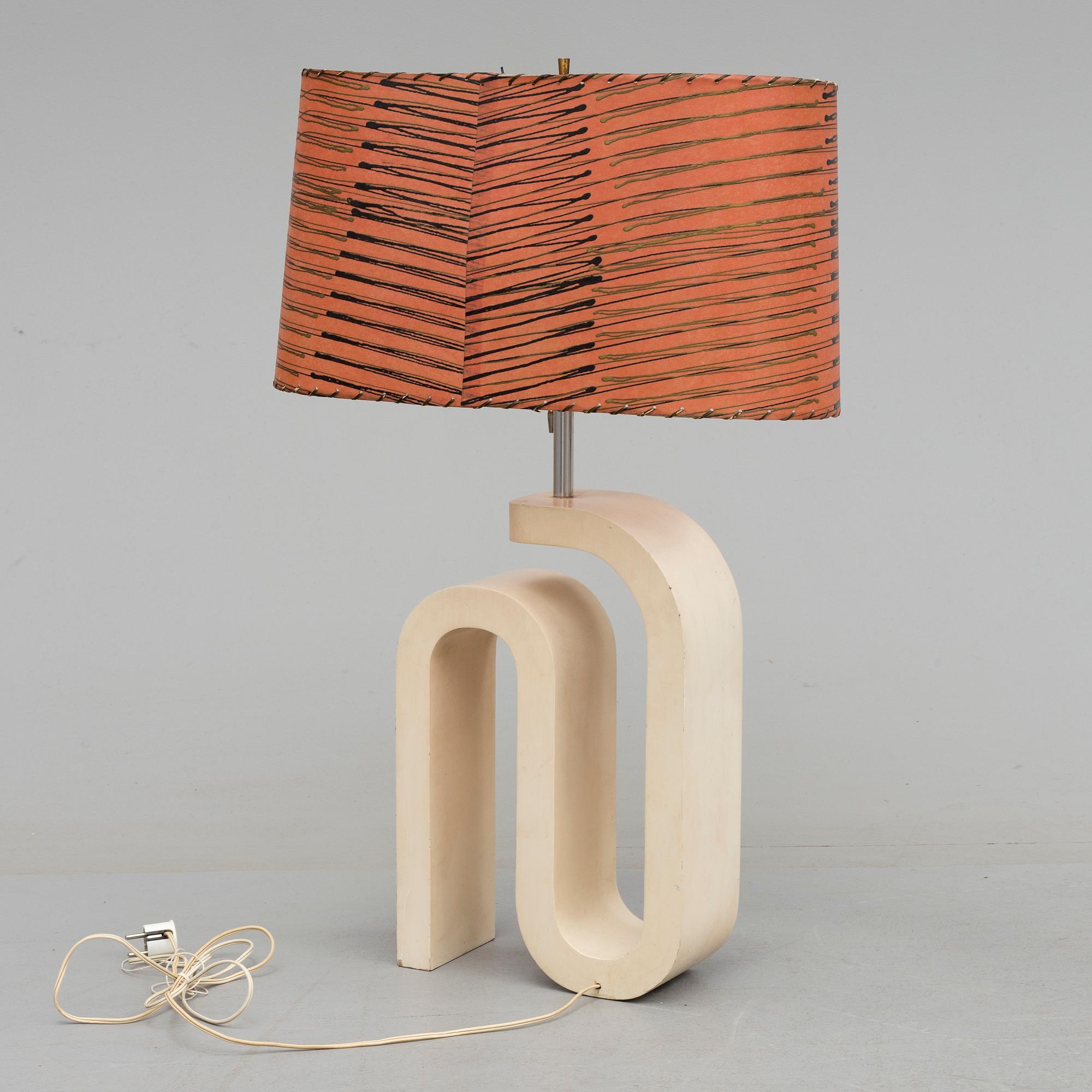 BORDSLAMPA, Underwriters Laboratories inc,  USA, 1900-talets anda hälft.