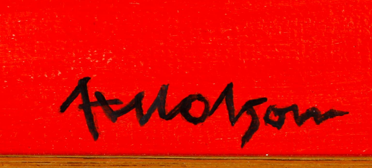 AXEL OLSON, olja på duk, sign.