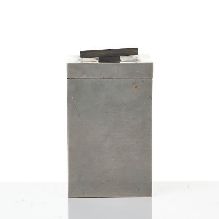 Guldsmedsaktiebolaget (GAB), tobacco jar and bowl, Stockholm, 1930s.