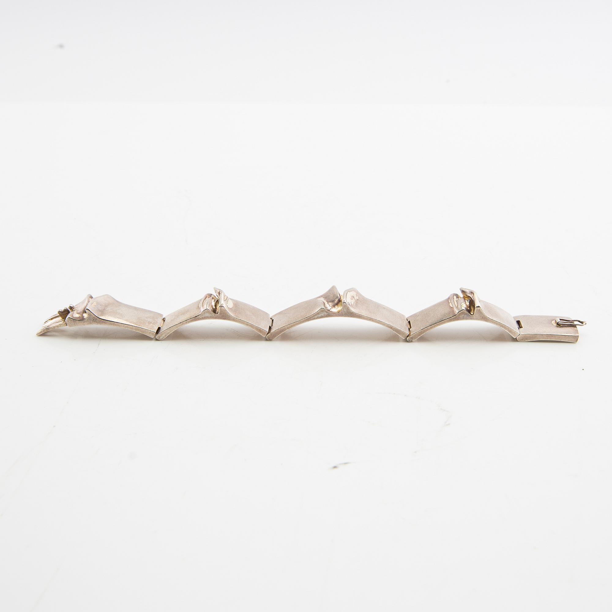 Björn Weckström, Bracelet "Ceres", sterling silver, Lapponia.