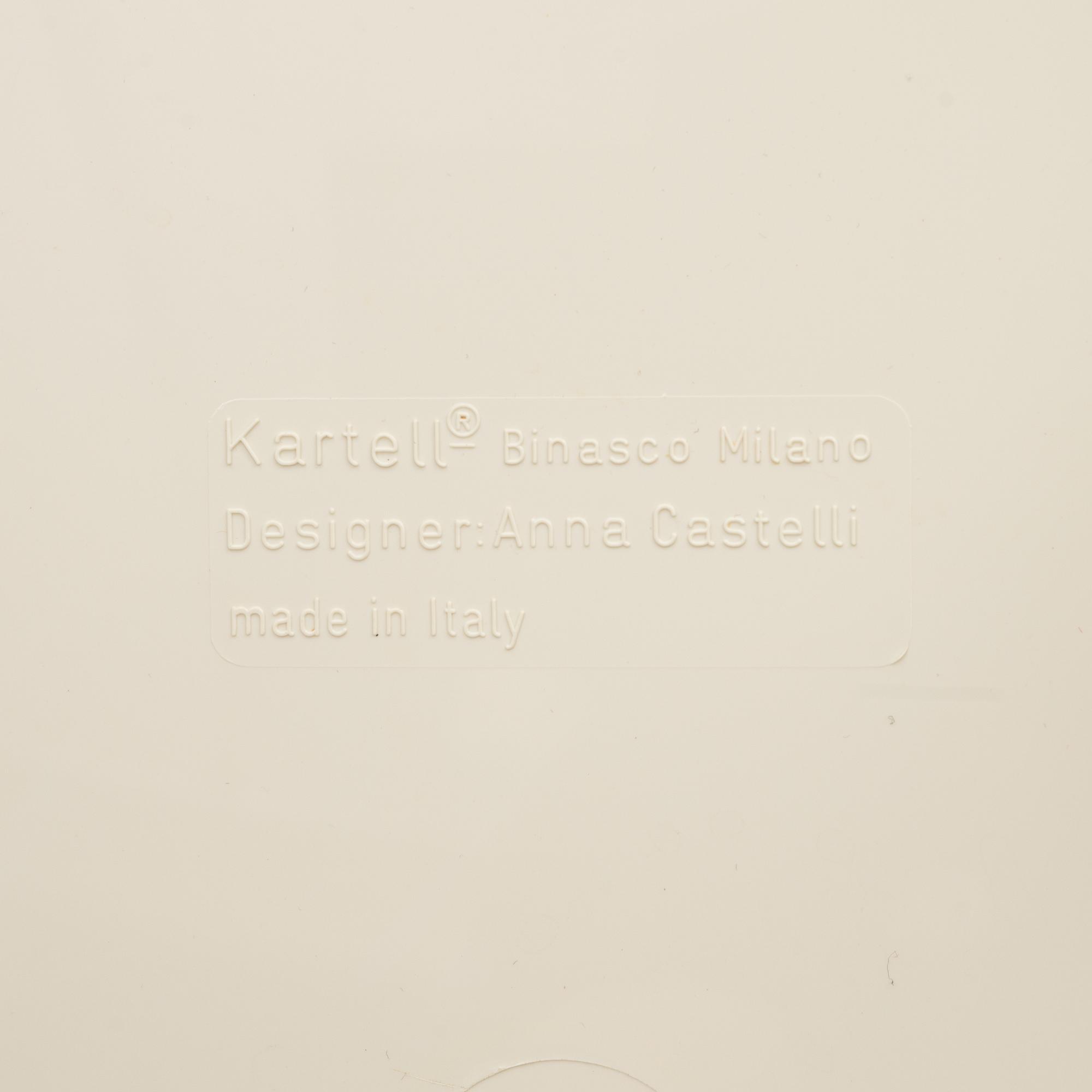 Anna Castelli Ferrieri, a "Componibili" cabinet, Kartell, Italy, late 20th century.