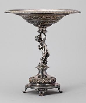 UPPSATSSKÅL, nysilver, WMF, 1900-talets första hälft.