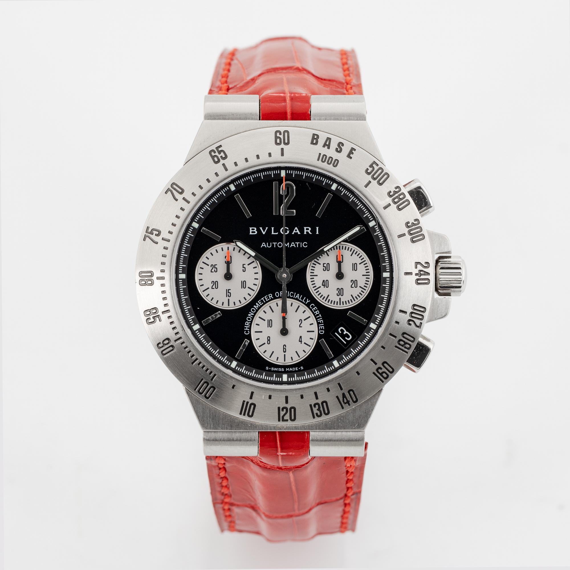Bulgari, Diagono Chronograph, wristwatch, 40 mm.