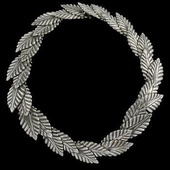 An Estrid Ericson pewter collier, Svenskt Tenn, Sweden, ca 1958-59.