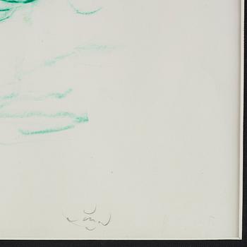 Roberto Matta, ROBERTO MATTA, pastel on paper, signed.