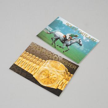 ROLEX, 2 pcs of full set boxes, 1980/1990-tal.