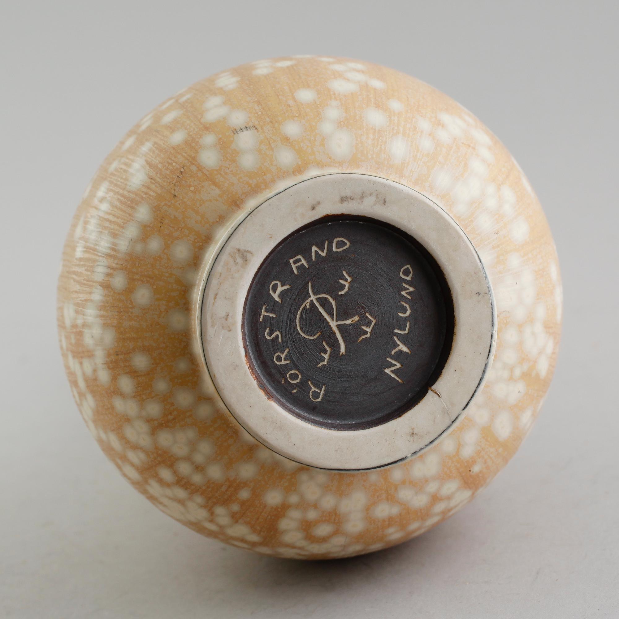 VAS, stengods, Gunnar Nylund, Rörstrand.