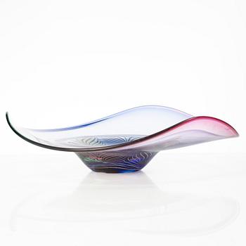 Adam Jablonski, skålfat, glas, Polen.