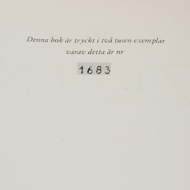BÖCKER, 3 st, bl a "Zorn tecknaren, målaren, etsaren, skulptören", Gerda Boëthius, Stockholm/Nordisk, Rotogravyr, 1949.
