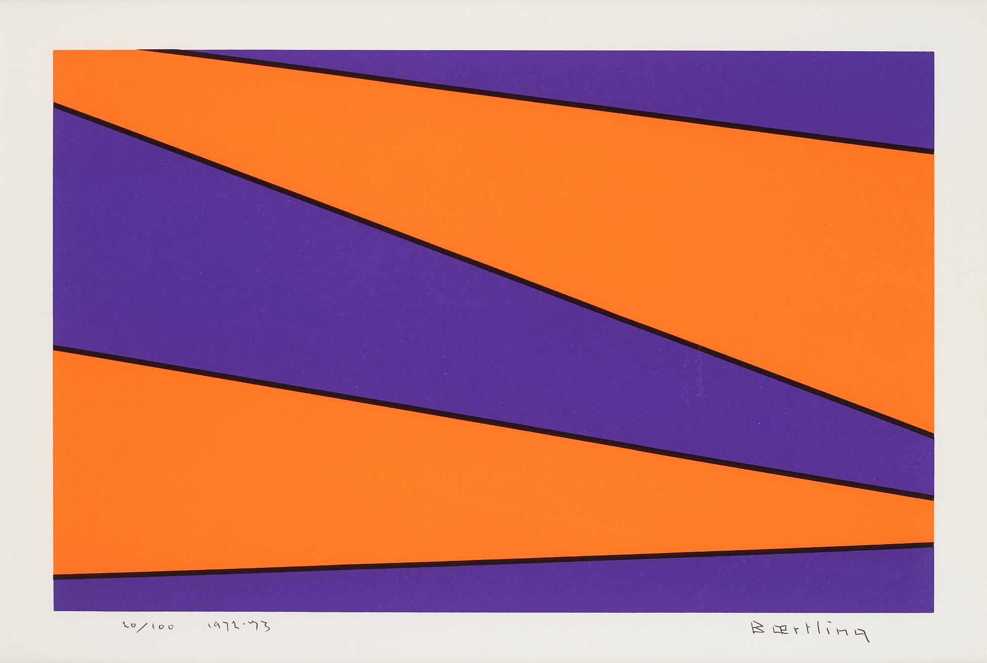 OLLE BAERTLING, silkscreen in colour, signed and numbered 20/100.
